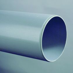 PVC buis, Dyka, 80x1.4mm, grijs, lengte 4m