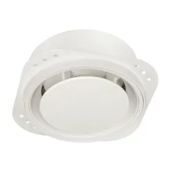 Bouche de pulsion et extraction, NoShow, Ø125mm, circulaire, blanc