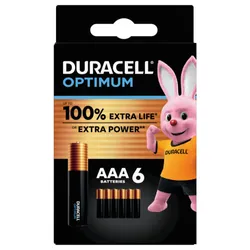 batterij alk optimum AAA 6x duracell