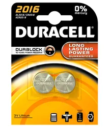 Niet-oplaadbare batterij, Duracell, knoopcel, lithium