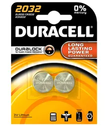 Niet-oplaadbare batterij, Duracell, knoopcel, lithium
