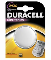 Niet-oplaadbare batterij, Duracell, knoopcel, lithium