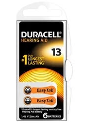 batterij cel hoor DA13/PR48 6x duracell