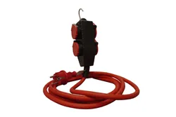 verlengsnoer 4weg 3G1.5 neopr 3m eloy