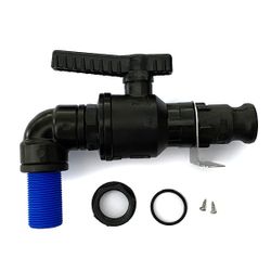 Voorgeassembl. Flow/return kraan voor MKIII links Fernox
