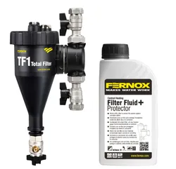 lucht-/vuilafscheider Fernox TF1 Total 1 1" 25 incl. 500ml Protector+Filter Fluid