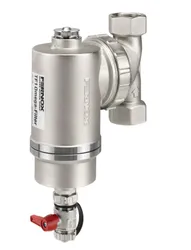 Séparateur de boues, Fernox TF1 Omega, 6/4" anneau de serrage, horizontal/vertical, avec aimant interne