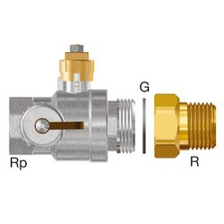 robinet à boisseau sphérique DN 5/4"x6/4" FM raccordement R 5/4" Flamco