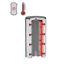 Buffervat, Flamco Flextherm, 200 liter, staal, Ø480x1300mm