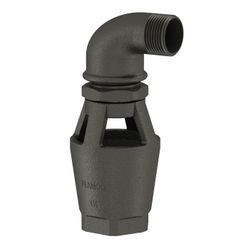 Prescor trechter R1 1/2 x G1 1/2F gietijzer flamco