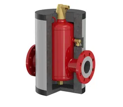thermische isolation thermique de tuyaux Flamcovent DN65 Ø65mm gris Flamco