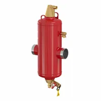 Lucht-/vuilafscheider, Flamco Flamcovent Clean Smart S, DN50 laseind, horizontaal, met magneet intern