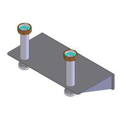 wandbeugel voor pompgroep V-UK/V-MK voor DN25+DN32 flamco