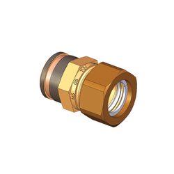 mamelon de raccordement Flamco Fixlock laiton
