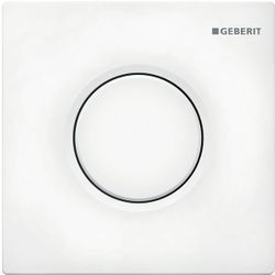 plaque de commande WC Geberit Sigma01 plastique blanc