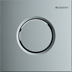 Plaque de commande WC, Geberit Sigma01, plastique, chromé, brillant