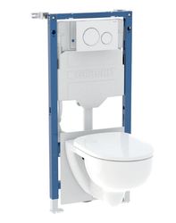 Inbouwspoelreservoir met frame Geberit Systemfix 1120x500mm geschikt voor frontbediening