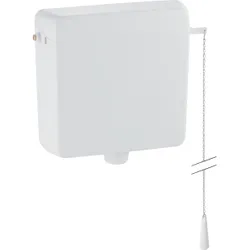 GEBERIT 123700111 HOOGHANGEND RESERVOIR MET KETTIN MET KETTINGBEDIENING