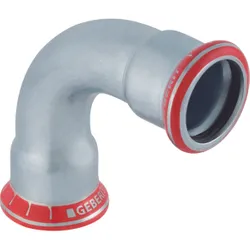 Courbe à sertir 90°, acier, 108mm FF, chauffage, Geberit Mapress C-Staal