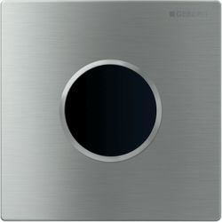 plaque de commande WC Geberit acier affiné mat