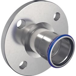 Persflensovergang, inox, DN65 x 76.1mm, (drink)water, PN10/16, Geberit Mapress RVS