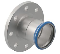 Persflensovergang, inox, DN80 x 88.9mm, (drink)water, PN10/16, Geberit Mapress RVS