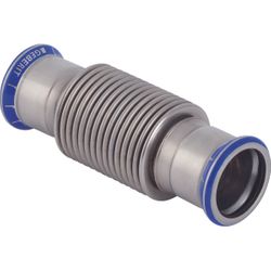 Metalen compensator, Geberit Mapress RVS, inox, persmof, Ø35mm