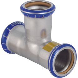 Pers-T inox, 42mm, FFF, gas, Geberit Mapress RVS