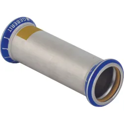 Persschuifmof, inox, 18mm FF, gas, Geberit Mapress RVS