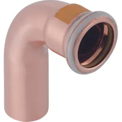 Persinsteekbocht 90°, koper, 54mm MF, gas, Geberit Mapress Koper