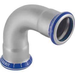 Courbe à sertir 90°, inox, 18mm FF, solar, Geberit Mapress FKM RVS