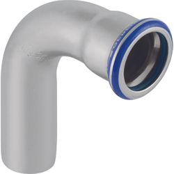 Persinsteekbocht 90°, inox, 76.1mm MF, solar, Geberit Mapress FKM RVS