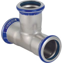 Pers-T inox, 54mm, FFF, solar, Geberit Mapress FKM RVS