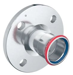 Raccord à bride à sertir, acier, DN25 x 28mm, solar, PN10/16, Geberit Mapress FKM C-Staal