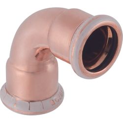 Courbe à sertir 90°, cuivre, 18mm FF, eau potable, Geberit Mapress Koper