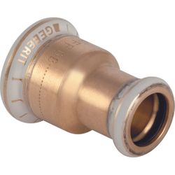 Persverloopmof, koper, 22x15mm FF, (drink)water, Geberit Mapress Koper