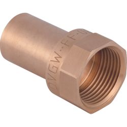 Raccord de transition à emboîter, cuivre, 22x1/2" F, eau potable, Geberit Mapress Koper