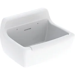 Uitgietbak, Geberit, wit, 500x380mm, met stootrand