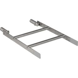 Grille rabattable Geberit 300 Basic Norma vec butées: Acier inoxydable