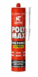 tube de colle Poly Max Pro Power Express blanc 435 GR griffon