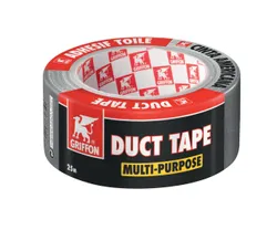 Zelfklevende tape, Griffon, grijs, 48mm, L=25m