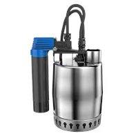 Dompelpomp inox, Hmax=5.5m, Qmax=8.5m3/h, met vlotter, 1x220 - 240V, stroomkabel=300m, Grundfos Unilift KP 150 AV 1