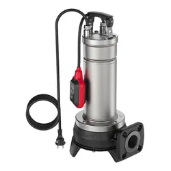 Fecaliendompelpomp fonte, Hmax=26m, Qmax=12.82m3/h, 1x220 - 240V, câble d'alimentation=10m, Grundfos Unilift APG 40.10.A1