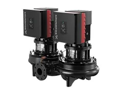Inlinepomp, Grundfos TPED 150-160/4, DN150, flens, Qmax=266m3/h, L=800mm, Hmax=16m