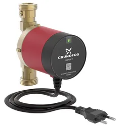 circulatiepomp Grundfos COMFORT TEMPERATURE 10bar . L=140mm . Hmax=1.4m . 1"M . sanitaire toepassing 15-14 BX T
