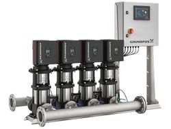 Drukverhogingsunit, Grundfos Hydro MPC-E 4 CRIE 15-3, 4 pompen, 113.6m3/h, 60.9m, 3x380 - 440V