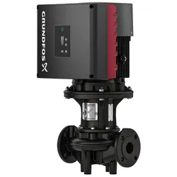 Inlinepomp, Grundfos TPE2 65-130, DN65, flens, Qmax=65m3/h, L=340mm, Hmax=31m