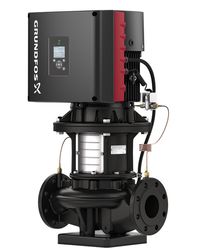Inlinepomp, Grundfos TPE3 80-520, DN80, flens, Qmax=158m3/h, L=440mm, Hmax=52m