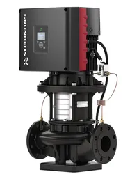 Inlinepomp, Grundfos TPE3 80-520, DN80, flens, Qmax=158m3/h, L=440mm, Hmax=52m