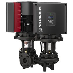 Inlinepomp, Grundfos TPE3 D 65-280, DN65, flens, Qmax=60m3/h, L=340mm, Hmax=28m